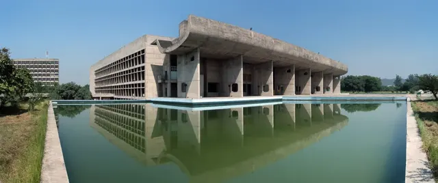Le Corbusier's Palace of Assembly at Chandigarh's Capitol Complex